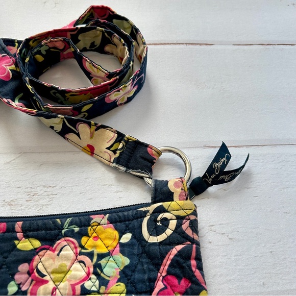 Vera Bradley Hipster Cross Body Bag | Legacy Pattern "Ribbons" - Picture 8 of 15